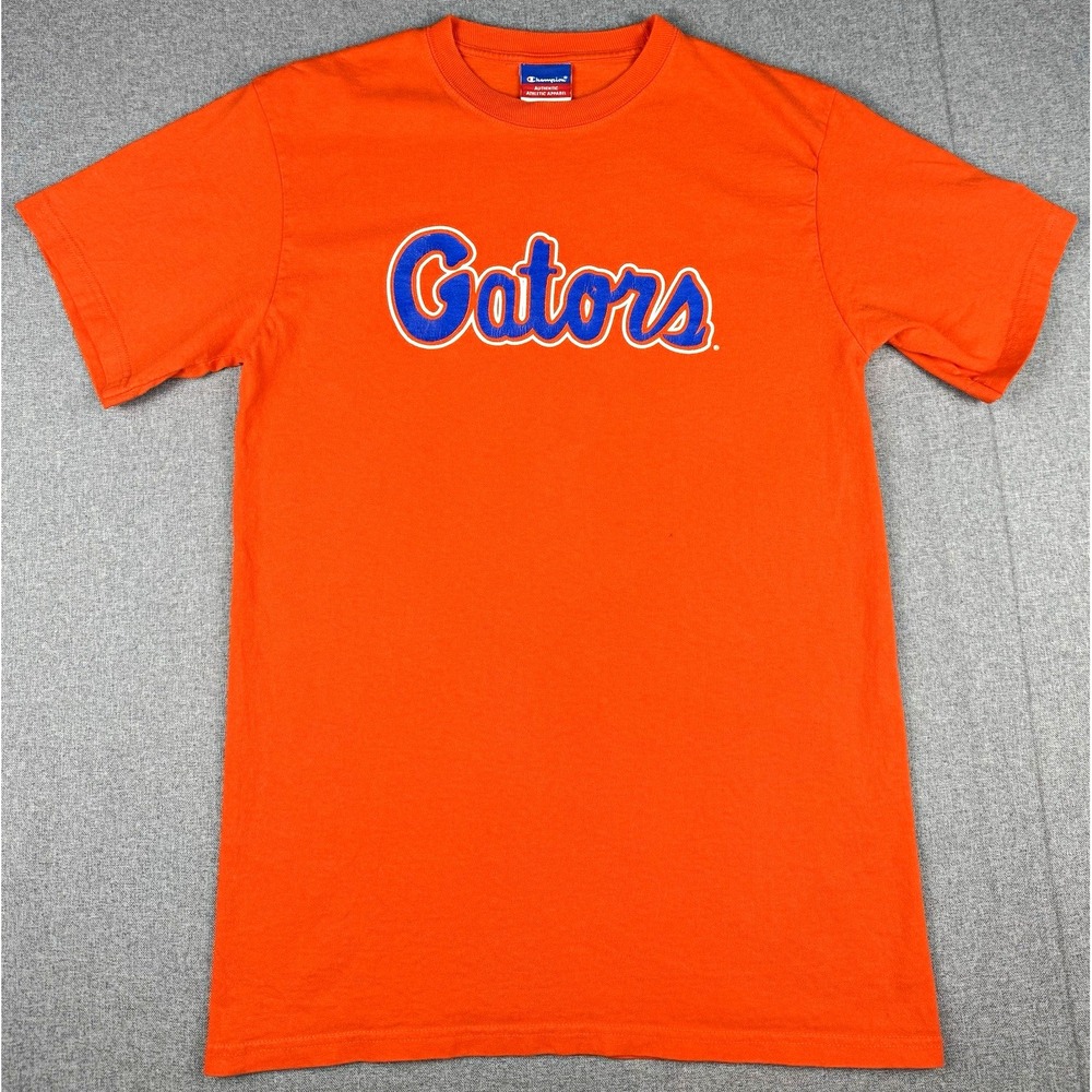 Florida Gators Champion Mens M T Shirt Orange NCAA College Football Logo Tee